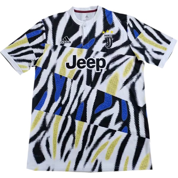 Thailand Trikot Juventus Speziell 2021-2022 Gelb Blau Günstige Fußballtrikots